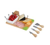 Plateau En Bambou Pour Apéritif Et Fromage - 10 Pièces