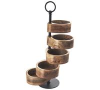 Plateau en bois à 5 étages MANGO 44,5 cm