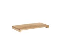 Plateau en bois de chêne clair beige, minimaliste - Hübsch, Stream - 45x22x4 cm