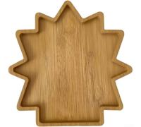 Plateau en bois de forme irrégulière unique pour bureau et usage domestique, combinant matériau rustique et esthétique européenne moderne à des fins décoratives et pratiques (2)