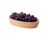 Plateau en Bois en Forme De Bateau - Bois Massif Forme De Bateau Rustique Petit Plateau pour Aliments | Bol À Desserts Et Salade Centre De Table - pour Sandwiches Sauces Bonbons et Fruits de Mer