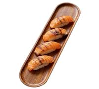 Plateau en Bois - Planche Longue pour la Maison - pour Présentation De Nourriture - pour Le Pot de Bienvenue, Le Mariage, Le Restaurant, la Charcuterie, Le Fromage, Le Snack, l'Apéritif et