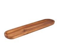 Plateau en bois pour aliments - Multifonctionnel Version longue | Assiette de service rectangulaire pour pendaison de crémaillère, fête de mariage, restaurants, charcuterie, collations au fromage, XXL