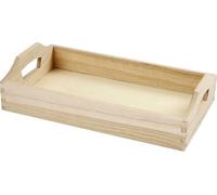 Plateau En Bois Rectangulaire 16,5x29x7cm, Des Objets En Bois, Découpage, Les Passe-Temps De Couleurs