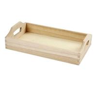 Plateau En Bois Rectangulaire 16,5x29x7cm, Des Objets En Bois, Découpage, Les Passe-Temps De Couleurs