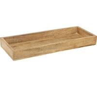 Plateau en bois Rectangulaire Mango Plateau décoratif 39x15,5x4cm 2er Set