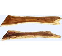 Plateau en bois tropical - Plateau de table massif en bois d'arbre à pluie Plateau 1 - 76x49x7 cm