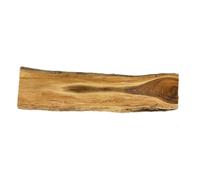 Plateau en bois tropical - Plateau de table massif en bois d'arbre de pluie Plateau 4 - 156x109x5,4-6,5 cm