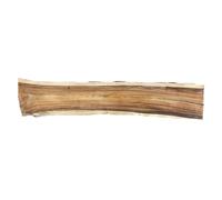 Plateau en bois tropical - Plateau de table massif en bois tropical Plateau 12 - 420x61-100x6 cm
