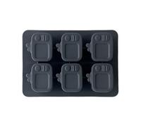Plateau En Cube I-Ce Avec Couvercle, Moule En Forme De Télévision, Plateau De Congélation À Couvercle Réutilisable, Conception Amusante, Facile À Nettoyer, Flexible, Multi-usage, 16x11x2cm, Pour Les B
