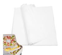 Plateau en cuir à fruits - Déshydrateur - Feuilles de déshydratation - Réutilisables, antiadhésifs, passent au lave-vaisselle - Film en maille pour cuiseur vapeur pour bœuf
