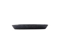 Plateau en grès noir, rectangulaire, finition rustique - House Doctor, Pion - 19x38x5 cm