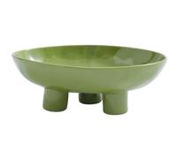 Plateau en marbre - Organisateur de plateau de vanité décoratif for commode de chambre à coucher, décoration d'intérieur moderne for table basse ou console(Green)