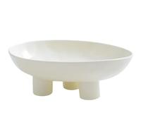 Plateau en marbre - Organisateur de plateau de vanité décoratif for commode de chambre à coucher, décoration d'intérieur moderne for table basse ou console(White)