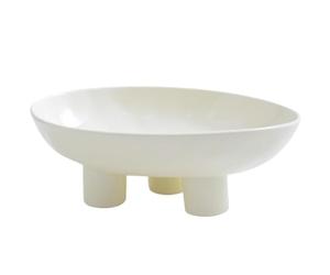 Plateau en marbre - Organisateur de plateau de vanité décoratif for commode de chambre à coucher, décoration d'intérieur moderne for table basse ou console(White)