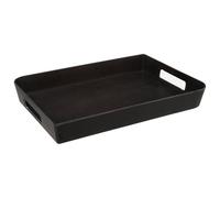 Plateau en Mélamine 35 x 25 cm Noir Charbon - Five