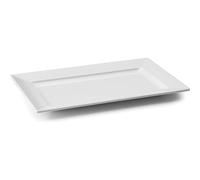 Plateau en mélamine clasica Lacor 30x21x3 cm Blanc TU