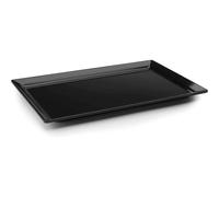 Plateau en mélamine clasica Lacor 53x32x3 cm Noir TU