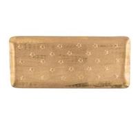 Plateau en métal Féerie or 38x17 cm - Table Passion - Or - Métal G