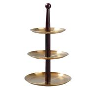 Plateau en métal pour cupcakes et fruits - En acier inoxydable - Pour organiser des événements spéciaux