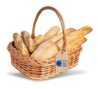 Plateau en osier - CREATIVE HOME - Corbeille Fruits Pain - 40x32 cm - Naturel - Léger et robuste