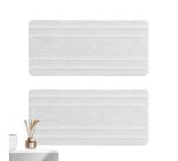 Plateau En Pierre Absorbant D'eau, Plateau De Diatomite Absorbant D'eau | Plateaux D'éviers Design Perforé | Caddy Multi-Usages à Séchage Rapide Pour Tasse, Brosse À Dents Et Bottig