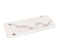 Plateau en Pierre Absorbant l'eau pour évier, Plateau de Salle de Bain en diatomite à séchage Rapide, Porte-Savon, Organisateur d'évier de Cuisine pour décoration d'intérieur Moderne, marbre Noir