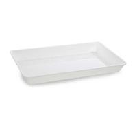 Plateau en Plexiglas gastronorme GN 1/1 530x325x50mm Blanc
