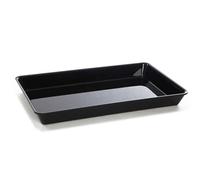 Plateau en Plexiglas gastronorme GN 1/1 530x325x50mm Noir