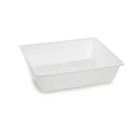 Plateau en Plexiglas gastronorme GN 1/2 325X265X80mm Blanc