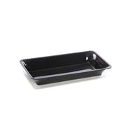 Plateau en Plexiglas gastronorme GN 1/3 325x176x50mm Noir