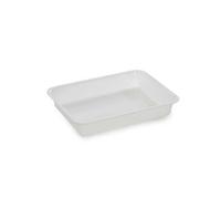 Plateau en Plexiglas gastronorme GN 1/5 265x200x50mm Blanc
