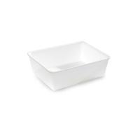 Plateau en Plexiglas gastronorme GN 1/5 265x200x80mm Blanc
