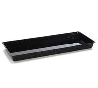 Plateau en Plexiglas gastronorme GN 2/5 530x210x40mm Noir