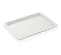 Plateau en Polyester blanc laiteux avec petits points Was Germany 1 G