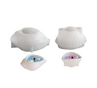 Plateau en silicone conque pour castes de résine époxy, escargot de mer, support d'assiette de bijoux, artisanat, décoration de la maison plateau en silicone