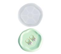 Plateau en silicone en forme de cœur, béton, ciment, plâtre, résine époxy, plateau de rangement géométrique, décoration d'intérieur, dessous de verre faits à la main