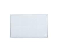 Plateau en silicone époxy à motif grillage pour fruits et décoration de la maison Moule rond en résine