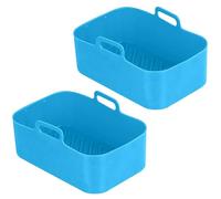 Plateau En Silicone For Friteuse À Air, Plateau De Cuisson Rectangulaire For Four, Panier De Doublure Réutilisable, Compatible Avec Ninja, Compatible Avec Foodi(Style 03)