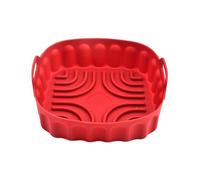 Plateau en silicone pour friteuses à air et four - Revêtement anti-adhésif - Accessoires de cuisson essentiels pour la cuisine