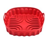 Plateau en silicone pour friteuses à air et four - Revêtement anti-adhésif - Accessoires de cuisson essentiels - Passe au four