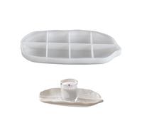 Plateau en silicone souple et sûr pour cafés, événements familiaux, services de restauration, bijoux