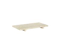 Plateau en terrazzo beige Stone