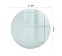 Plateau en Verre Trempé Protection Table Transparent Salon Bureau Salle à Manger