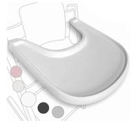 Plateau Ergonomique Pour Chaise Stokke Tripp Trapp V2+, Blanc Mat, Sans Bpa, Facile À Monter. Multicolore