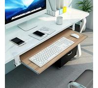 Plateau ergonomique réglable pour clavier avec accoudoirs et support de souris - Design à pince pour le bureau pour améliorer le confort, augmenter la productivité et optimiser l'efficacité de