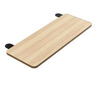 Plateau ergonomique sous le bureau pour clavier et souris - Accoudoir d'ordinateur réglable avec repose-poignet - Support coude - 52,1 x 24,9 cm - Couleur D - Améliore le confort et la productivité