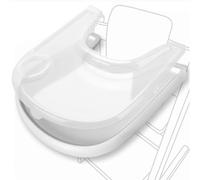 Plateau et housse de rechange pour chaise haute Stokke Tripp Trapp | Combo de plateau blanc mat + housse transparente pour un nettoyage facile et une forte aspiration