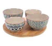 Plateau et ses 4 bols keola