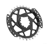 Plateau étroit et large pour chaîne de vitesse 9/10/11/12, pédalier 32T/34T à montage direct - décalage de 3 mm, plateau de chaîne de vélo à vitesse unique CNC pour VTT/BMX/vélo de route (décalage 32T